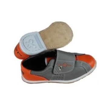 Bowling cipő tépőzáras narancs/szürke