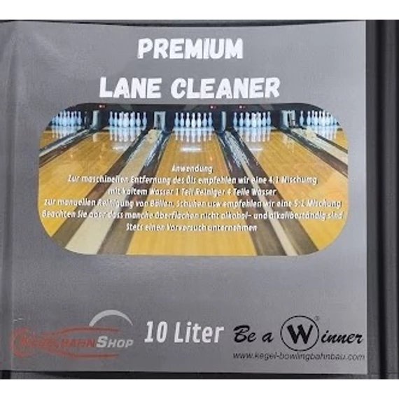 Prémium bowlingpálya tisztítószer, 10 liter, német, 